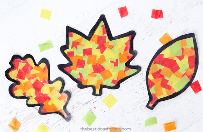 Toilet Paper Roll Autumn Leaves, Autumn Crafts