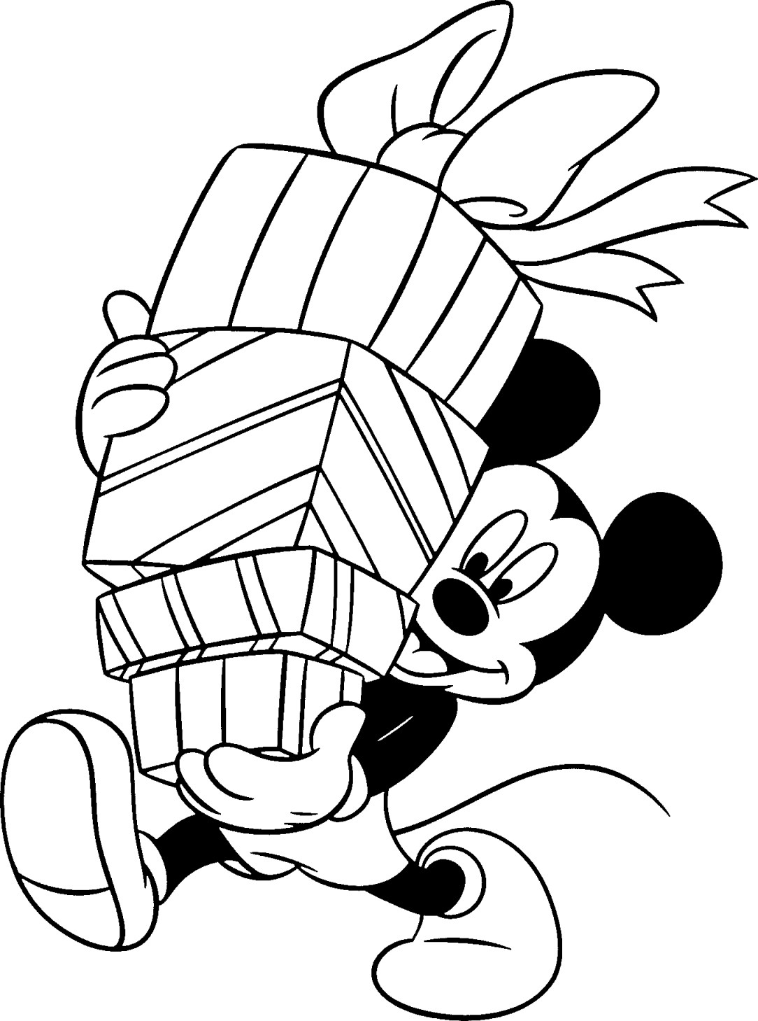 Free Disney Christmas Printable Coloring Pages For Kids Honey Lime