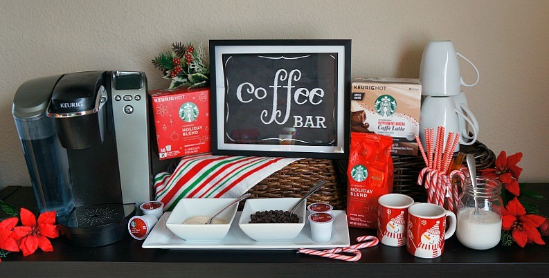 DIY Holiday Coffee Bar - For the Love of Food