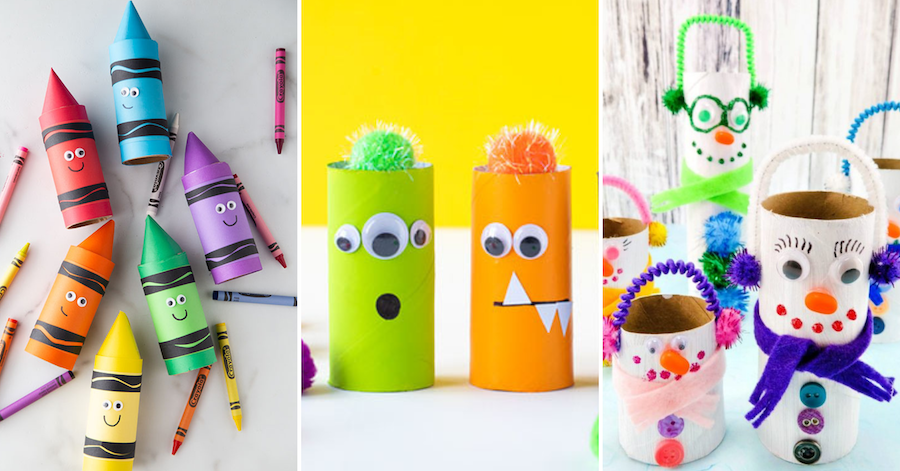 21 Paper Roll art for kids. ideas  paper roll crafts, art for kids, toilet paper  roll crafts